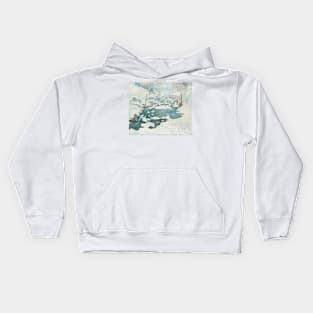 Icebound by John Henry Twachtman Kids Hoodie